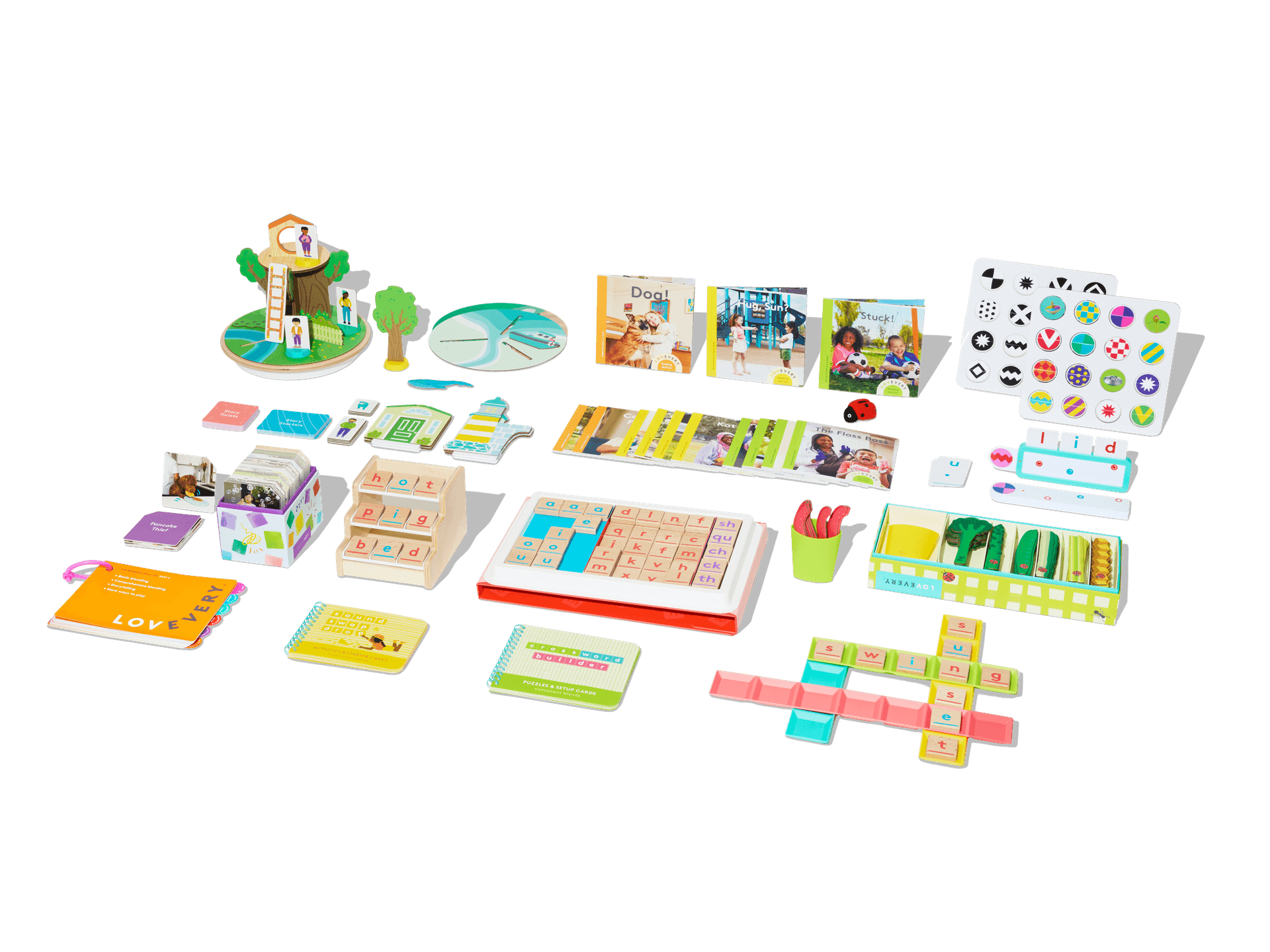 Lovevery Reading Skill Set Words to Books Reading Toys Reading Program Learning